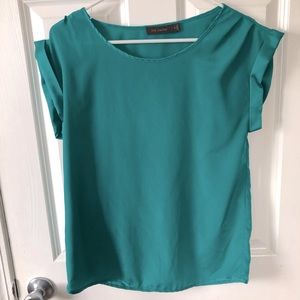 Blue/green dressy shirt